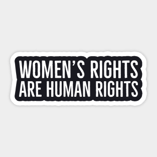 Women's Rights Are Human Rights Sticker